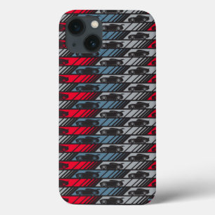 iPhone 13 Case Voitures 3 Motif de vitesse avant