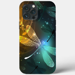 Case-Mate iPhone Case Vol de libellule verte lumineuse