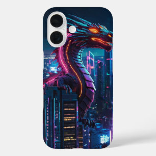 Coque Pour iPhone 16 Vol Neon Dragon