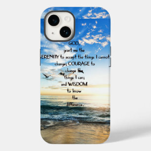 Coque Pour iPhone 14 Voler Les Oiseaux Dans La Prière Sérénité Du Ciel