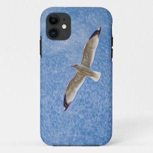 Case-Mate iPhone Case Voler une mouette solo dans le ciel