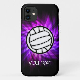 Coque iPhone 11 Volley-ball violet