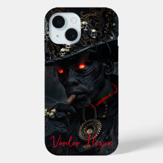 Coque Pour iPhone 15 Voodoo Hexen - Le prêtre noir
