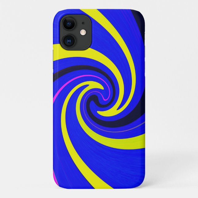 Coques Case-Mate iPhone Vortex bleu (Dos)