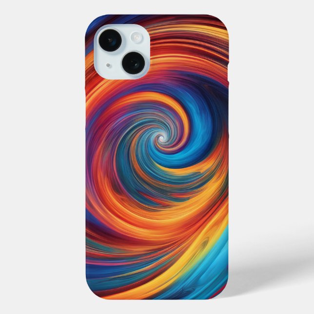 Coques Case-Mate iPhone Vortex coloré (Verso)