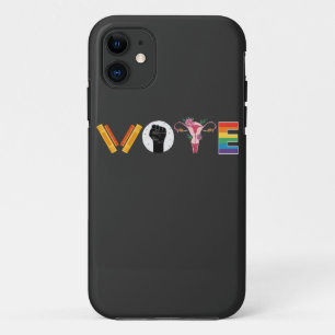 Case-Mate iPhone Case VOTE Books Uterus LGBT Support