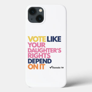 Case-Mate iPhone Case Votez comme si les droits de votre fille en dépend