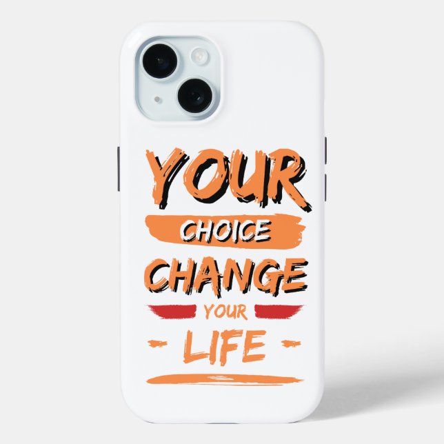 Coques Case-Mate iPhone votre choix changez votre vie (Verso)