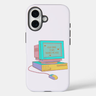 Coque Pour iPhone 16 Votre e-mail ne me trouve pas très drôle Rétro