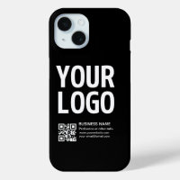 Votre logo avec code QR et texte modifiables