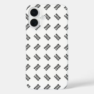 Coque Pour iPhone 16 Votre logo Motif répétitif alterné simple