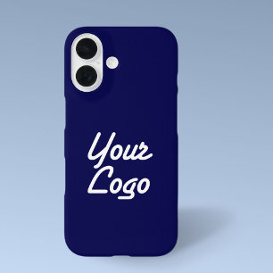 Coque Pour iPhone 16 Votre logo   Remplacement simple du logo