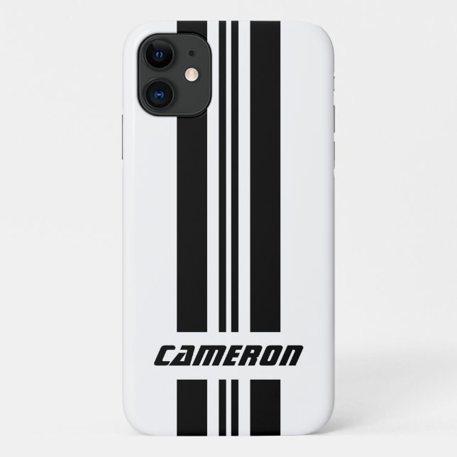 Coques Case-Mate iPhone Votre nom Couleurs entièrement personnalisées Coul (Dos)