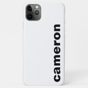 Case-Mate iPhone Case Votre nom Moderne Blanc