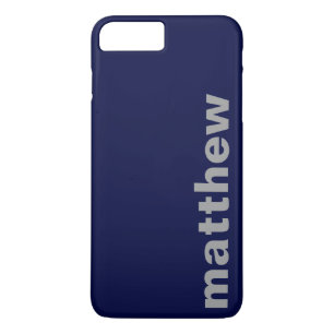 Case-Mate iPhone Case Votre nom Moderne Marine