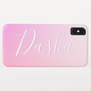 Case-Mate iPhone Case Votre nom ou mot   Pink Ombre Gradation