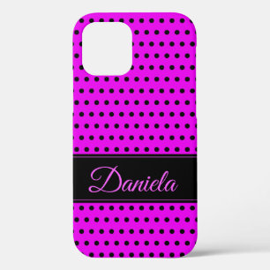 Case-Mate iPhone Case Votre nom personnalisé Couleurs frappantes Noir e