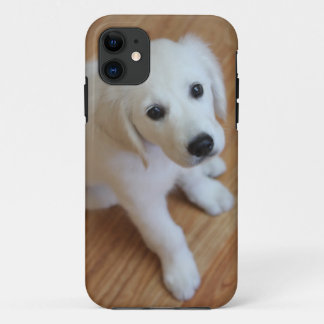 Coque iPhone 11 votre photo préférée d'animal familier sur un cas