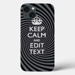 Coques Pour iPhone Votre texte de maintien du calme sur la décoration