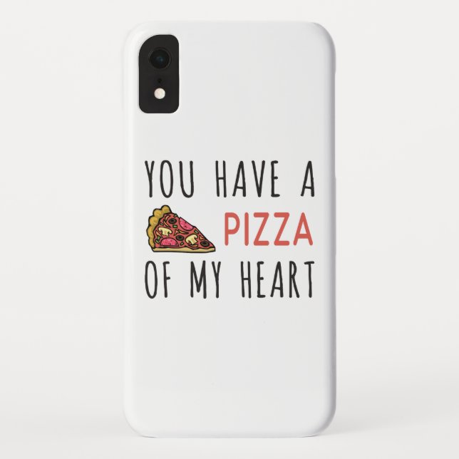 Coques Case-Mate iPhone Vous avez une pizza de mon coeur (Dos)