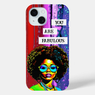 Coque Pour iPhone 15 Vous Êtes Fabuleux   Femme de couleur