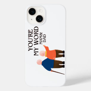 Coque Pour iPhone 14 Vous êtes Mon Monde Mam & Papa - Amour de la Famil