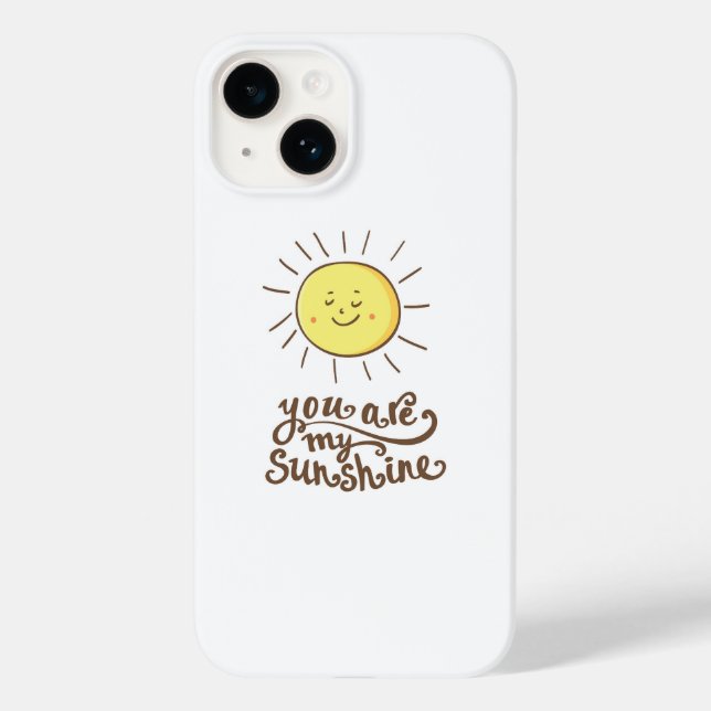 Coques Case-Mate iPhone Vous Êtes Mon Soleil (Verso)