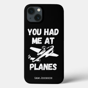 Case-Mate iPhone Case Vous m'avez eu avec les avions, Aviation, Drôle, M