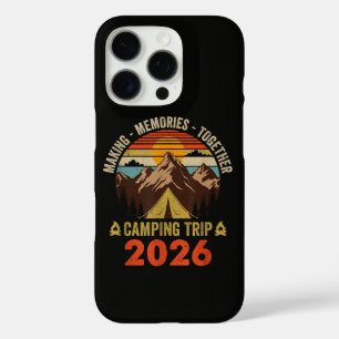 Coques iPhone 16 Pro Voyage de camping familial au coucher du soleil ré