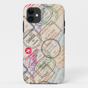 Etui iPhone Case-Mate Voyage de timbres de passeport