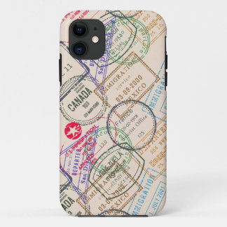 Etui iPhone Case-Mate Voyage de timbres de passeport