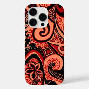 Coques iPhone 16 Pro Voyage Paisley floral psychédélique vintage de