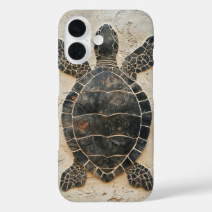 Coque Pour iPhone 16 Voyage tranquille de tortue