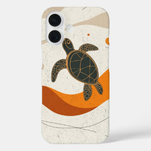 Coque Pour iPhone 16 Voyage tranquille de tortue