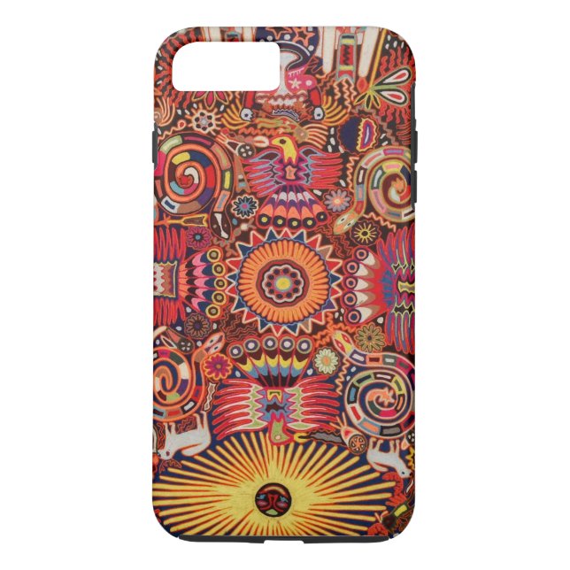 Coques Case-Mate iPhone Voyage tribal maya mexicain de Boho d'art d'Oaxaca (Dos)