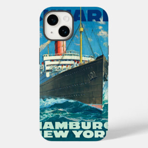 Coque Pour iPhone 14 VOYAGE vintage OCEAN LINER