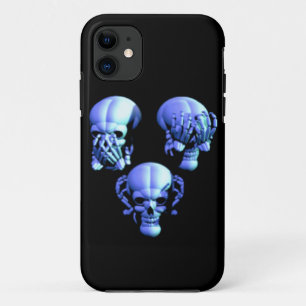 Coque Case-Mate Pour iPhone Voyez, Ecoutez, Ne pas parler crânes mal iPhone 5G