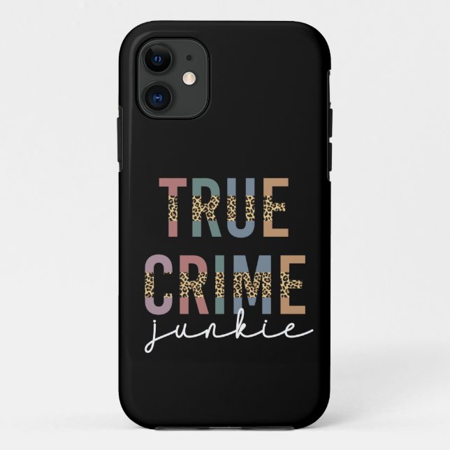 Coques Case-Mate iPhone Vrai crime Junkie | Crimes de meurtre montre l'amo (Dos)