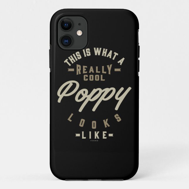 Coques Case-Mate iPhone Vraiment Cool Poppy (Dos)