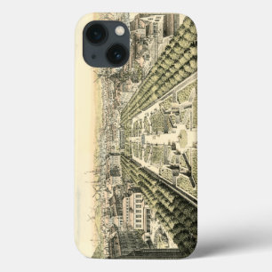 iPhone 13 Coque Vue aérienne de jardin formel par Éric Dahlbergh