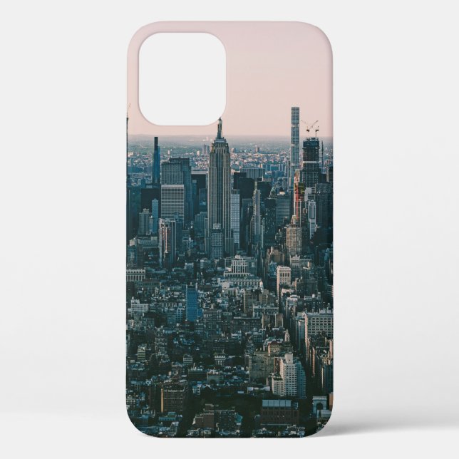 COQUES Case-Mate iPhone VUE AÉRIENNE DES BÂTIMENTS DE LA VILLE EN JOURNÉE (Verso)