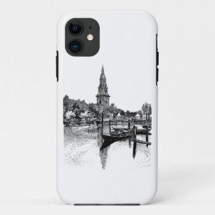 Case-Mate iPhone Case Vue artistique d'un vieux cours d'eau européen en 