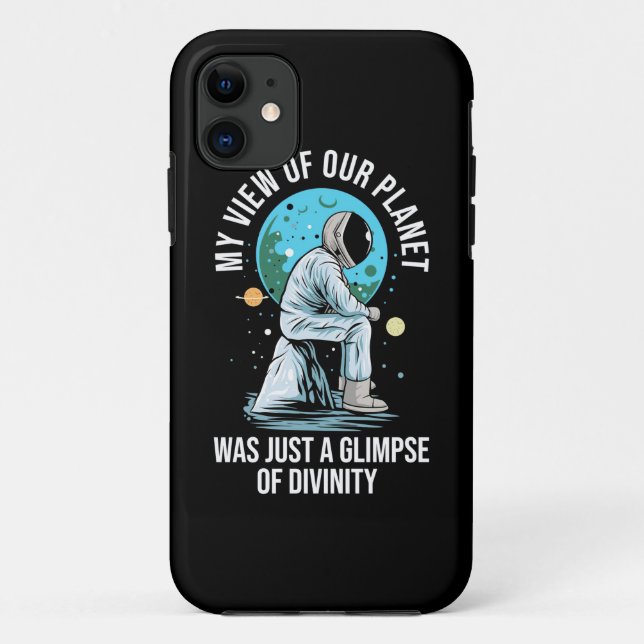 Coques Case-Mate iPhone Vue astronaute de notre planète (Dos)