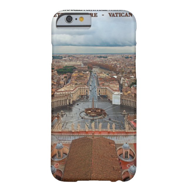 Coques Case-Mate iPhone Vue carrée de Ville du Vatican - St Peters (Dos)