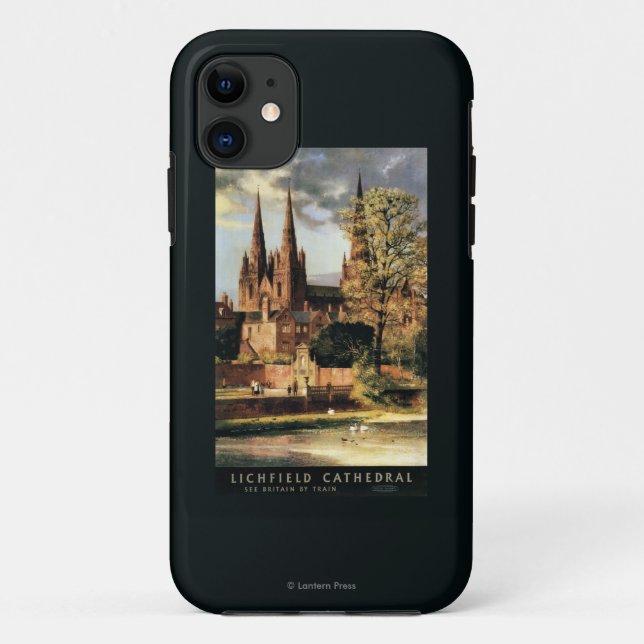 Coques Case-Mate iPhone Vue de cathédrale de Lichfield (Dos)