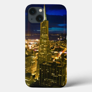 Etui iPhone 13 Vue de nuit de San Francisco.