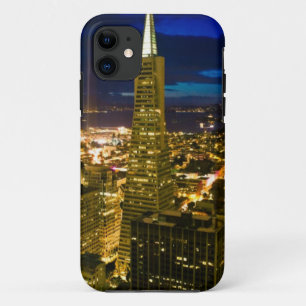 Coque Case-Mate Pour iPhone Vue de nuit de San Francisco.