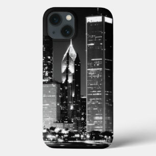 Coques Pour iPhone Vue de nuit du paysage urbain célèbre de Chicago