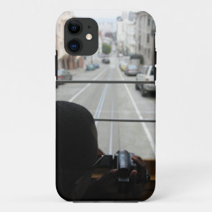Coques Pour iPhone Vue de rue de funiculaire de SF