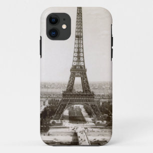 Coque iPhone 11 Vue de Tour Eiffel, 1900